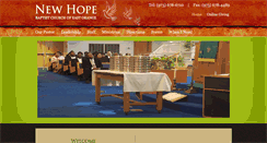 Desktop Screenshot of newhopeofeastorange.org